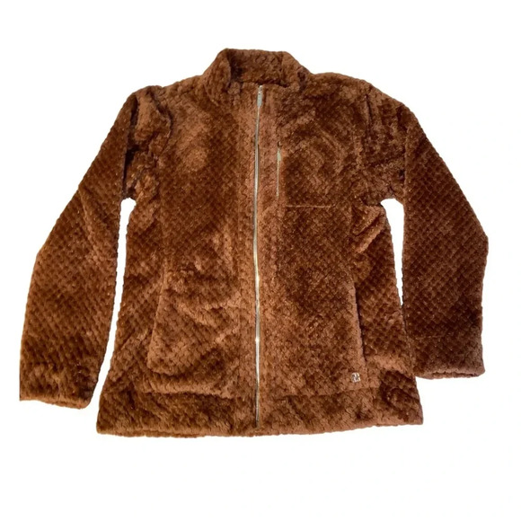 New Calvin Klein Fuzzy Jacket - Picture 1 of 8